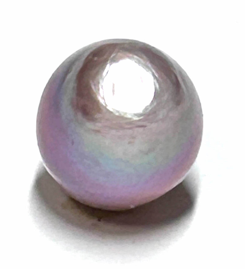 Oval 11.5 x 15.2mm 14 Carats Purple Lavender Pink Keshi Pearl Loose