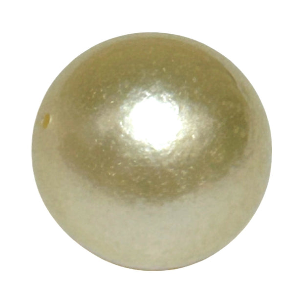 5A Round 14.4 Carat 12.5mm Pale Gold Australia South Sea Pearl Loose