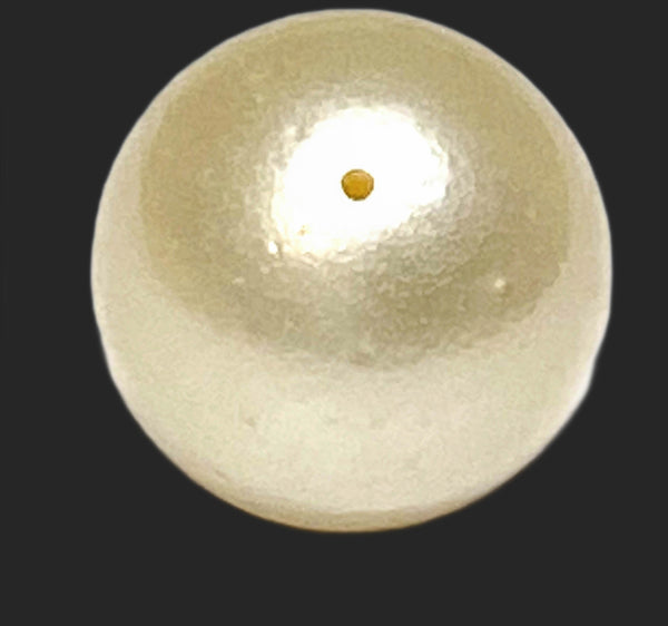 Round 1474 Carat 12.7mm Pale Gold Australia South Sea Pearl Loose