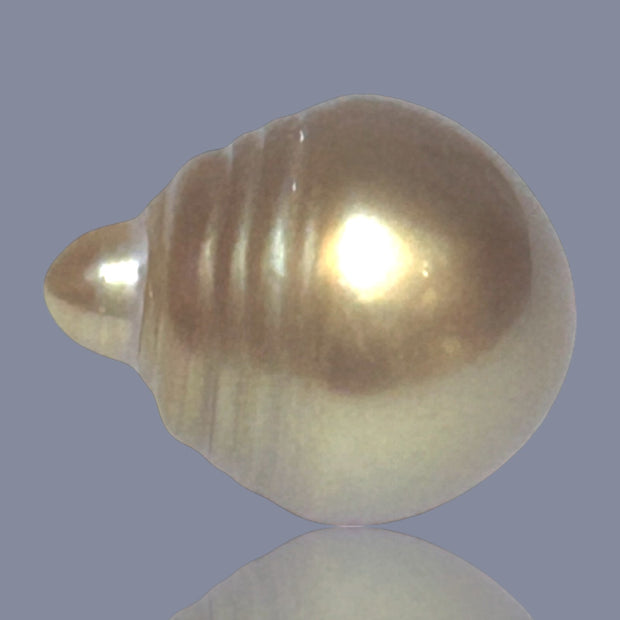 13.9 x 17mm 20.8 Carat Natural Gold Philippines South Sea Pearl Loose