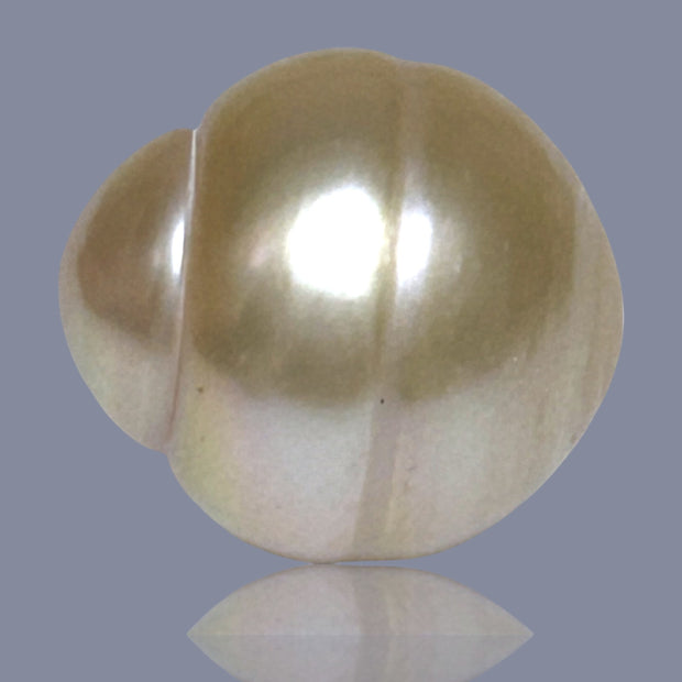 RARE Giant 17.3 x 19mm 38.6 Carat Rich Gold South Sea Loose Pearl