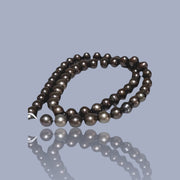 Fantastic 8 - 8.2mm Chocolate Brown Bronze Round Pearl 16" Strand