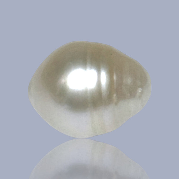 Ornat Oval 13.1 x 16.6mm Natural Pale Gold South Sea Pearl Loose