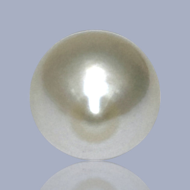 Ornat Oval 13.1 x 16.6mm Natural Pale Gold South Sea Pearl Loose