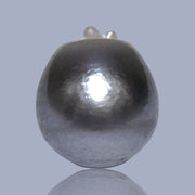 Giant 14.3 x 16mm 22.7 Carats Tahitian Peacock Middle Gray Loose Pearl