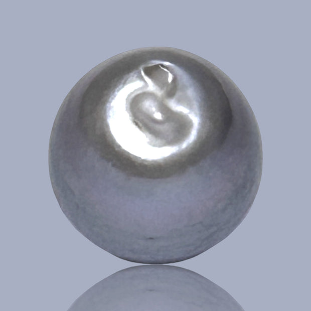 Giant 14.3 x 16mm 22.7 Carats Tahitian Peacock Middle Gray Loose Pearl