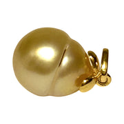 Stunning 10.7 x 12.3mm Golden Philippines South Sea Pearl Pendant