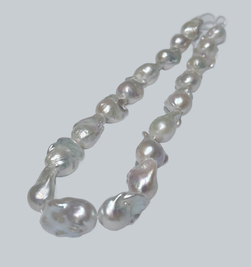 Snake Bail 12.4x14mm Tahitian Peacock Black Green Oval Pearl Pendant