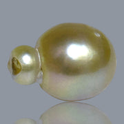 Baroque 13.6 x 18.8mm 22.5 Carats Deep Gold South Sea Loose Pearl