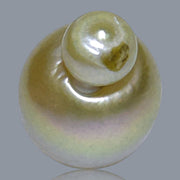 Baroque 13.6 x 18.8mm 22.5 Carats Deep Gold South Sea Loose Pearl