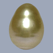 Oval Baroque 15.4 x 20.1mm 33 Carats Rich Gold South Sea Pearl