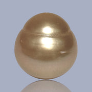 RARE 16.8 x 17.7mm Deep Gold Philippines South Sea Loose Pearl