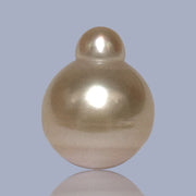 Alluring 26.5 Carat 15.1 x 18.7mm Gold Philippines Sea Loose Pearl