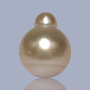 Alluring 26.5 Carat 15.1 x 18.7mm Gold Philippines Sea Loose Pearl