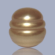 Dazzling 11.4 x 12.2mm Deep Gold Philippines South Sea Pearl Loose