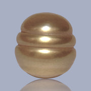 Dazzling 11.4 x 12.2mm Deep Gold Philippines South Sea Pearl Loose