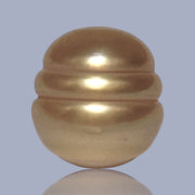 Dazzling 11.4 x 12.2mm Deep Gold Philippines South Sea Pearl Loose