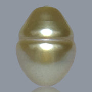 Baroque 11.6 x 15.5mm 13.8 Carats Rich Gold South Sea Loose Pearl