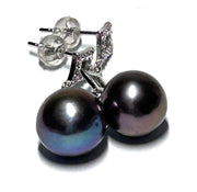 Charing 10 - 10.5mm Purple Black Blue Edison Pearl Dangle Earrings100% Genuine. Best Gift for Her! Stunning Natural Peacock Black Blue Edison Cultured 10 - 10.5mm Round Pearl Stylish Dangle Classic Earrings / Best Gift For Her
PEAREarringsFine JewelryThe Fine Pearls Jewelry5mm Purple Black Blue Edison Pearl Dangle Earrings