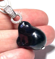 Giant 14 x 19mm Keshi Baroque Purple Black Blue Cultured Pearl Pendant100% Genuine and Authentic! RARE Giant 14 x 19mm 24 Carats Beautiful Purple Black Blue Baroque Keshi Kasumi Cultured Pearl Pendant / Best Gift For Her
PENDANT INFORMCharms & PendantsFine JewelryThe Fine Pearls Jewelry19mm Keshi Baroque Purple Black Blue Cultured Pearl Pendant