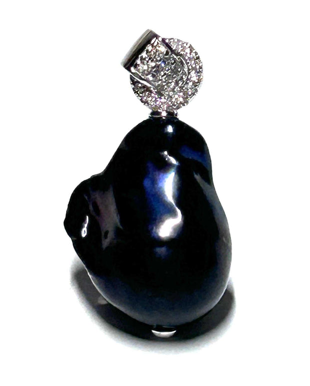 Giant 14 x 19mm Keshi Baroque Purple Black Blue Cultured Pearl Pendant100% Genuine and Authentic! RARE Giant 14 x 19mm 24 Carats Beautiful Purple Black Blue Baroque Keshi Kasumi Cultured Pearl Pendant / Best Gift For Her
PENDANT INFORMCharms & PendantsFine JewelryThe Fine Pearls Jewelry19mm Keshi Baroque Purple Black Blue Cultured Pearl Pendant