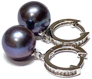 Natural Purple Black Edison Cultured 10 - 10.5mm Pearl EarringsStunning Natural Purple Black Blue Edison Cultured 10 - 10.5mm Pearl Stylish Dangle Clip-On Classic Earrings / Best Gift For HerPEARL INFORMATIONPearl Type: Genuine EarringsFine JewelryThe Fine Pearls JewelryNatural Purple Black Edison Cultured 10 - 10