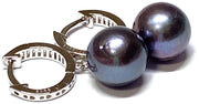 Natural Purple Black Edison Cultured 10 - 10.5mm Pearl EarringsStunning Natural Purple Black Blue Edison Cultured 10 - 10.5mm Pearl Stylish Dangle Clip-On Classic Earrings / Best Gift For HerPEARL INFORMATIONPearl Type: Genuine EarringsFine JewelryThe Fine Pearls JewelryNatural Purple Black Edison Cultured 10 - 10