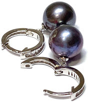 Natural Purple Black Edison Cultured 10 - 10.5mm Pearl EarringsStunning Natural Purple Black Blue Edison Cultured 10 - 10.5mm Pearl Stylish Dangle Clip-On Classic Earrings / Best Gift For HerPEARL INFORMATIONPearl Type: Genuine EarringsFine JewelryThe Fine Pearls JewelryNatural Purple Black Edison Cultured 10 - 10