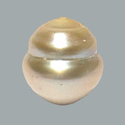 RARE Baroque 15.8 x 17.6mm 28.6 Carat Gold South Sea Pearl Loose