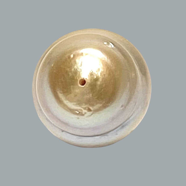 RARE Baroque 15.8 x 17.6mm 28.6 Carat Gold South Sea Pearl Loose