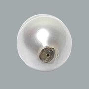 Oval Baroque 14 x 18.2mm Natural White South Sea Pearl Loose Drilled