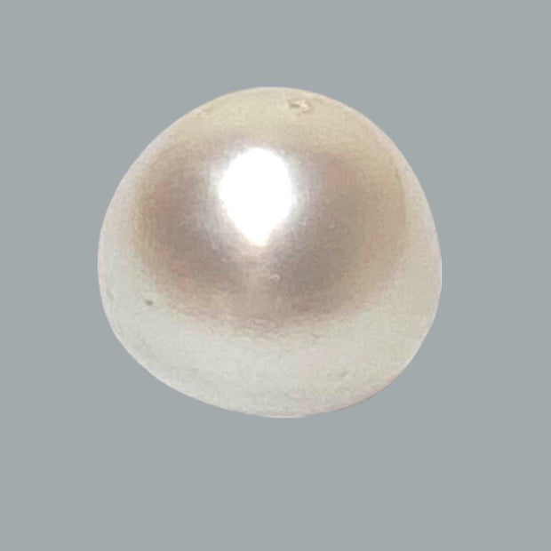 Baroque 15.8 x 15.3mm White South Sea Pearl Loose Fully-Drilled