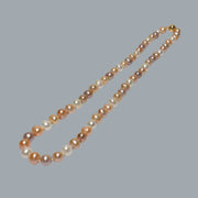 Fabulous Multi Colors 7 - 7.5mm Edison Round Pearl 18" Necklace