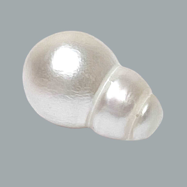 Baroque 15 x 23.3mm 33.2 Carats White South Sea Pearl Loose Un-Drilled