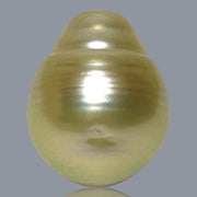 Teardrop 12.8 x 16mm 17.4 Carats Natural Gold South Sea Loose Pearl