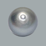 Egg Round 29 Carat 15.4 x 17mm Tahitian Sea Peacock Gray Blue Pearl