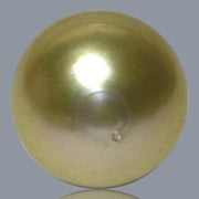 Teardrop 13.6 x 14.8mm 18.5 Carat Natural Gold South Sea Loose Pearl