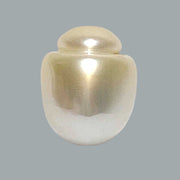 Oval Bottom Round 13.2 x 16.2mm 20.6 Carats Pale Gold South Sea Pearl