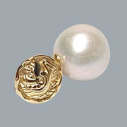 Timeless 11.4mm White Round Edison Cultured Pearl Pendant – Elegant