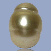 Baroque Giant 13.9 x 18.2mm 23.8 Carats Rich Gold South Sea Pearl