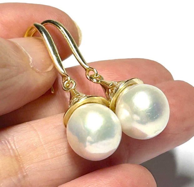 Exquisite 10 - 10.5mm Edison Natural White Round Pearl Dangle EarringsAdd a touch of elegance to your collection with our Exquisite 10 - 10.5mm Edison Natural White Round Pearl Dangle Earrings. These stunning earrings feature perfectlyEarringsFine JewelryThe Fine Pearls Jewelry5mm Edison Natural White Round Pearl Dangle Earrings - Elegant