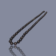 Round 7.3 - 8mm Dark Brown Bronze Cultured Pearl 16" Strand