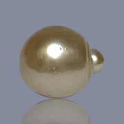 RARE Giant 16.3 x 19.1mm 33.7 Carats Deep Gold South Sea Pearl Loose