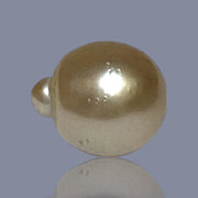 RARE Giant 16.3 x 19.1mm 33.7 Carats Deep Gold South Sea Pearl Loose