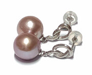 Stunning 10 - 10.5mm Lavender Pink Round Edison Cultured Pearl EarringStunning Natural Lavender Pink Round 10 - 10.5mm Edison Cultured Super High Luster Pearl Dangle Earrings / Best Gift For HerPEARL INFORMATIONPearl Type: Genuine EdisEarringsFine JewelryThe Fine Pearls Jewelry5mm Lavender Pink Round Edison Cultured Pearl Earrings