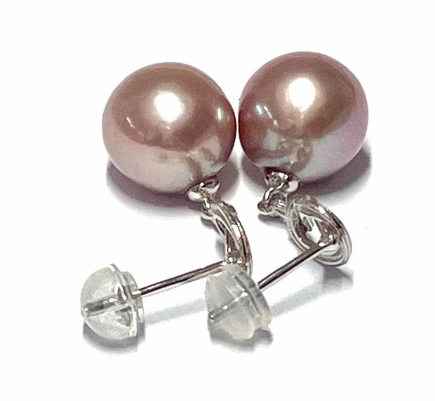 Stunning 10 - 10.5mm Lavender Pink Round Edison Cultured Pearl EarringStunning Natural Lavender Pink Round 10 - 10.5mm Edison Cultured Super High Luster Pearl Dangle Earrings / Best Gift For HerPEARL INFORMATIONPearl Type: Genuine EdisEarringsFine JewelryThe Fine Pearls Jewelry5mm Lavender Pink Round Edison Cultured Pearl Earrings