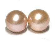 A Pair 5A Gradings 10.5 - 11mm Natural Purple Pink Edison Cultured PeaGenuine A Pair Mirror Luster 18 Carats 10.5 - 11mm Natural Purple Pink Round Edison Cultured Pearl Loose - Undrilled For Making Jewelry BeadsPEARL INFORMATIONPearl TTapioca PearlsFine JewelryThe Fine Pearls Jewelry5 - 11mm Natural Purple Pink Edison Cultured Pearls