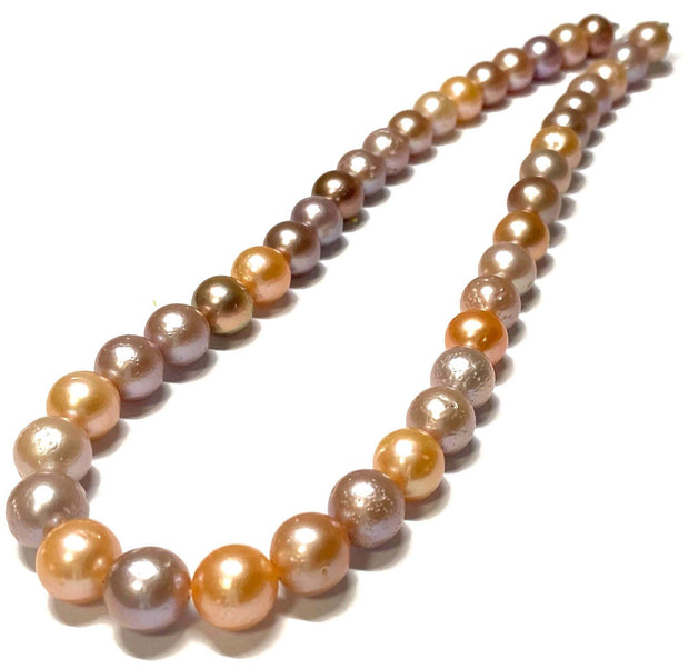 Kelly Style 10 - 11mm Edison Natural Multi Color Pearl 16" StrandFantastic 10 - 11mm Edison Natural Multi Purple Peach Rose Pink Rainbow Colors Cultured Pearl 16" Strand - For 18" Necklace / Best Gift For HerPEARL INFORMATIONPearlNecklacesFine JewelryThe Fine Pearls JewelryKelly Style 10 - 11mm Edison Natural Multi Color Pearl 16" Strand