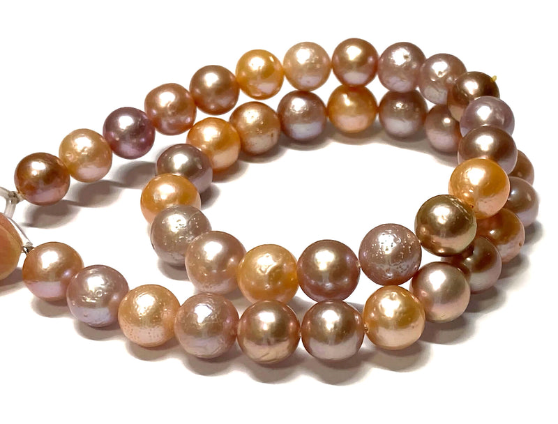 Kelly Style 10 - 11mm Edison Natural Multi Color Pearl 16" Strand