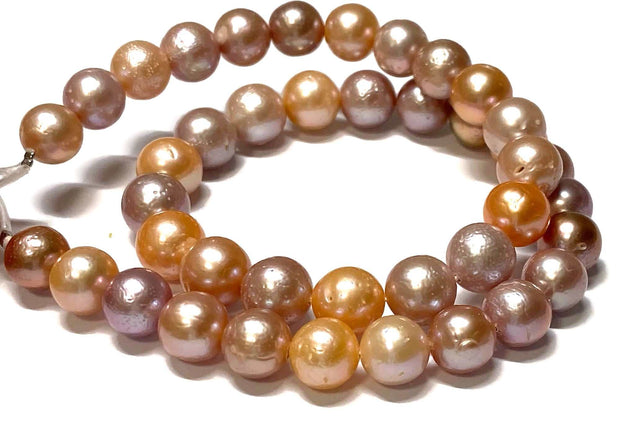 Kelly Style 10 - 11mm Edison Natural Multi Color Pearl 16" StrandFantastic 10 - 11mm Edison Natural Multi Purple Peach Rose Pink Rainbow Colors Cultured Pearl 16" Strand - For 18" Necklace / Best Gift For HerPEARL INFORMATIONPearlNecklacesFine JewelryThe Fine Pearls JewelryKelly Style 10 - 11mm Edison Natural Multi Color Pearl 16" Strand